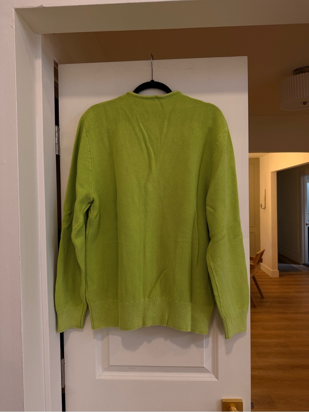 Aime Leon Dore Lime Green Cardigan - Picture 3 of 4